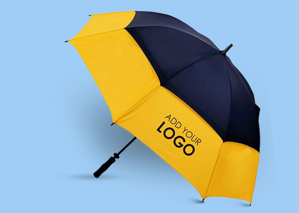 Premium Umbrella Branding Example